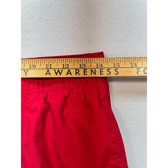 Tommy Hilfiger Men's Swimsuit Trunks Shorts Size M Apple Red Mesh Liner Pockets - Picture 8 of 13